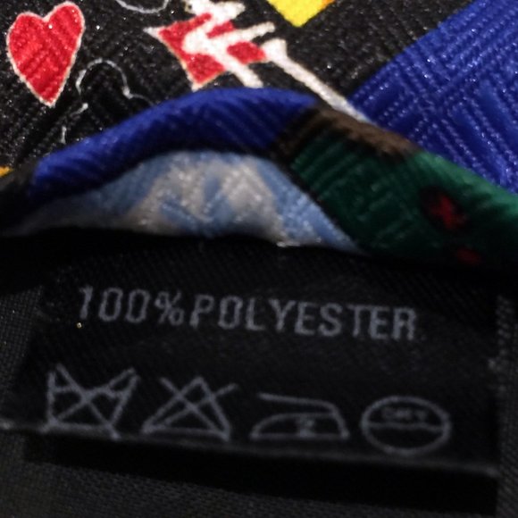 Vintage Ralph Marlin Blackjack Casino Gambling Neck Tie 90s - Picture 8 of 11